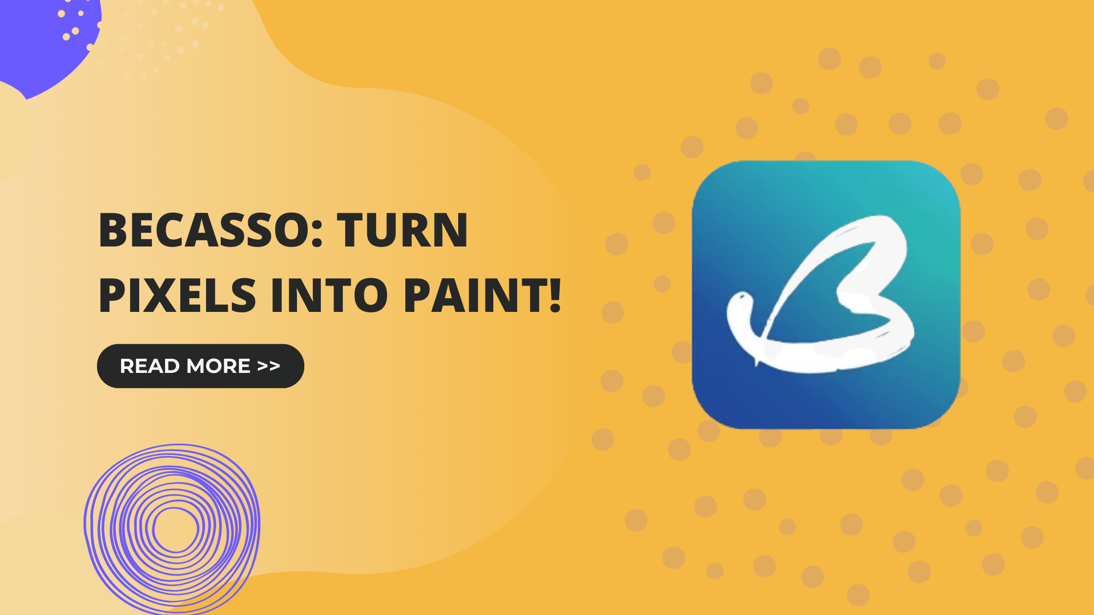 BeCasso Review: Turn Pixels Into Paint