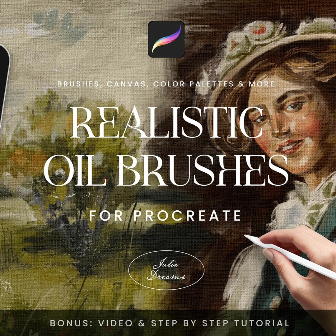 Realistic Oil Brushes By Julia Dreams