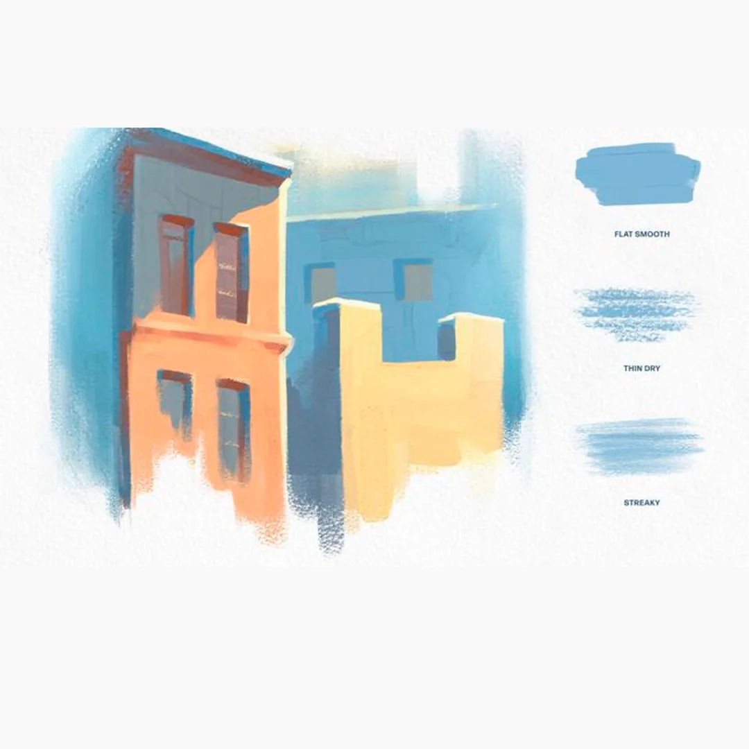 Gouache Brushes by PixelBuddha