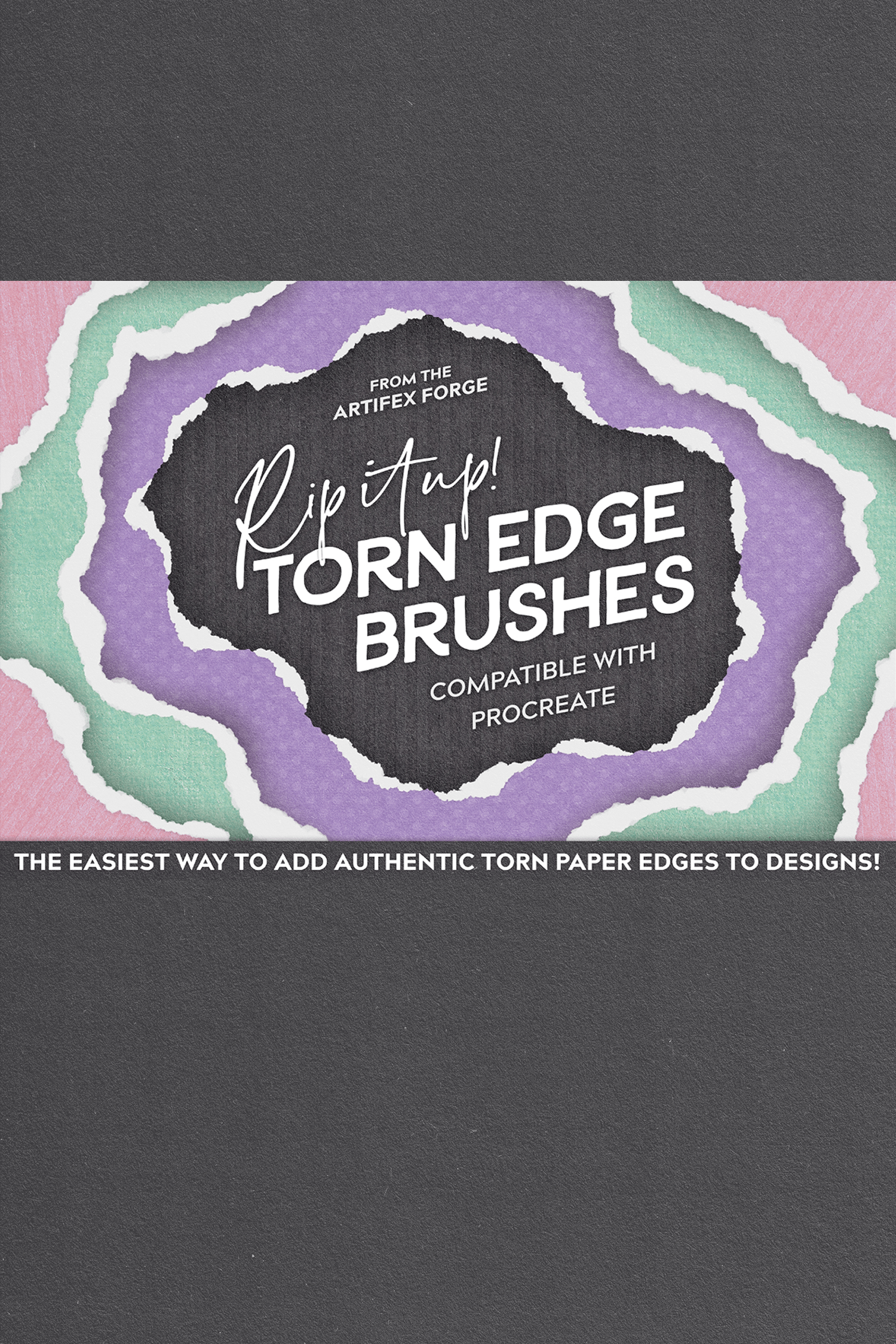Rip it up! - Torn Paper Edge Brushes by Artifex Forge