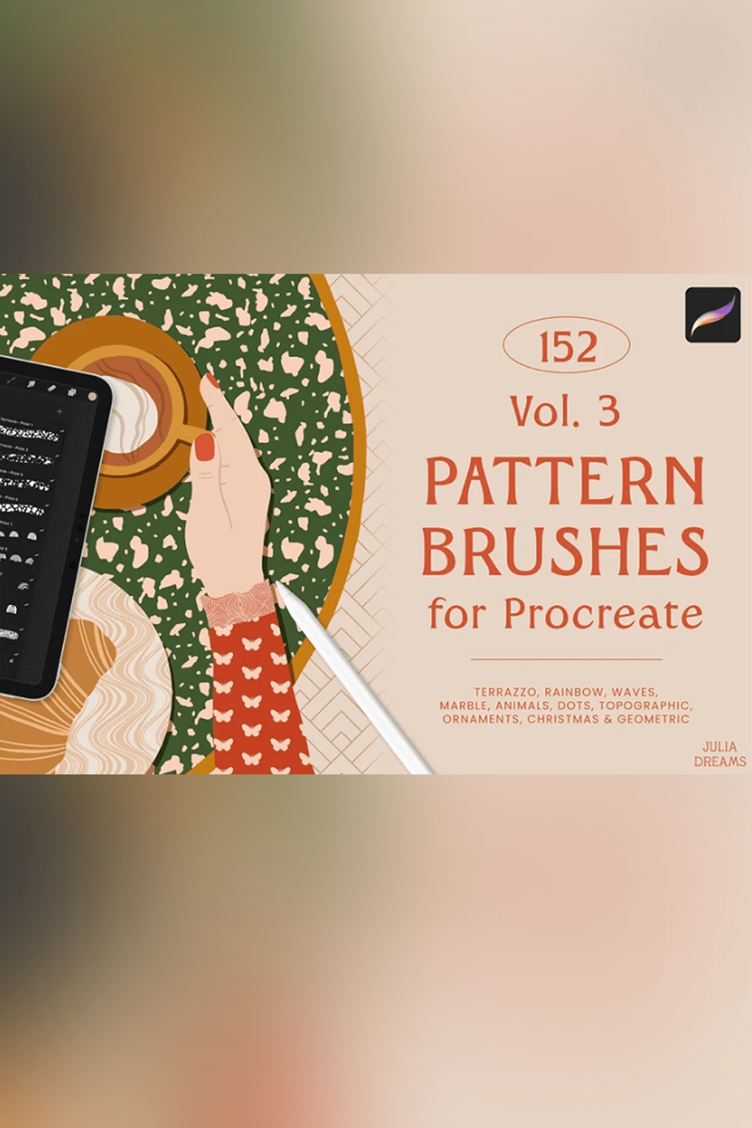 Pattern Brushes Vol 3 by Julia Dreams