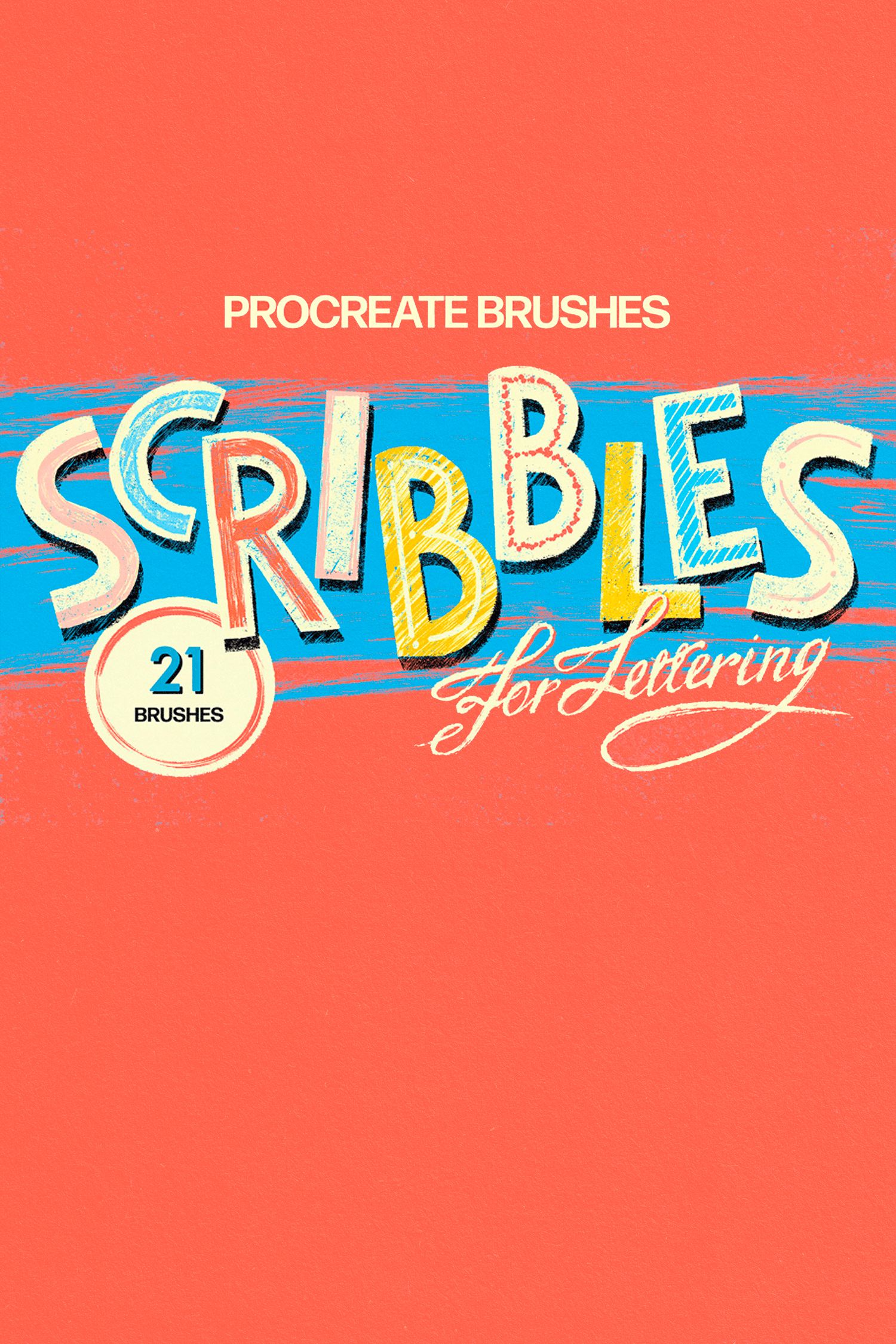 Scribbles Brushes by PixelBuddha