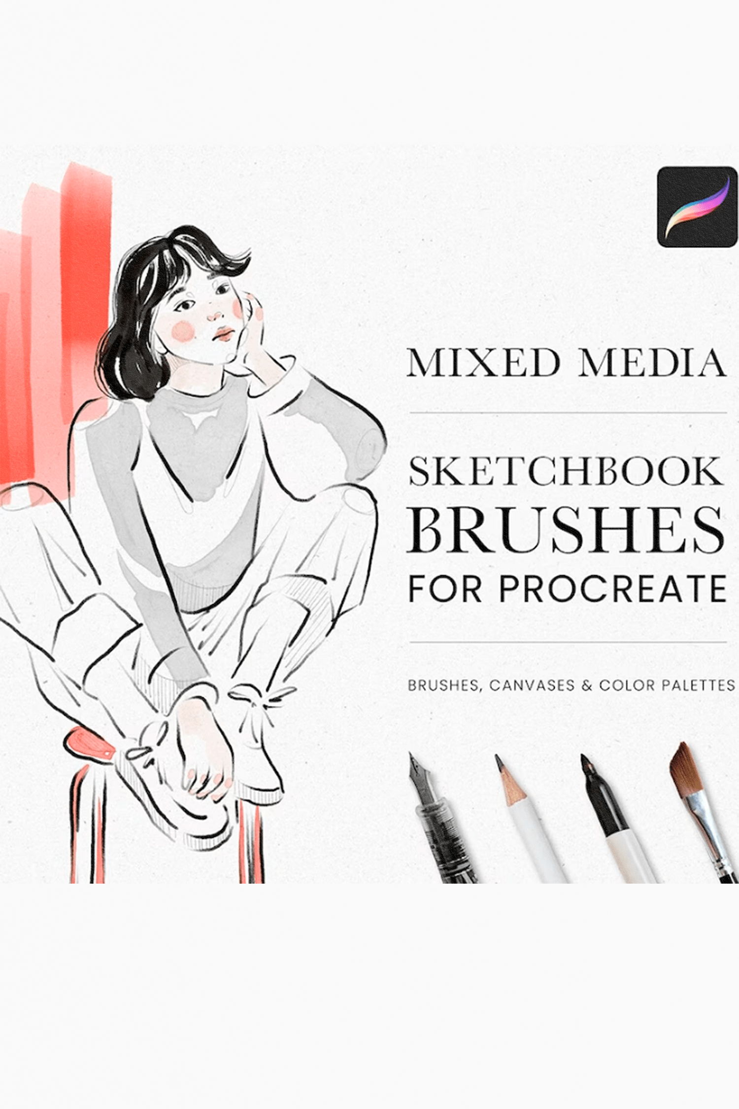 Sketchbook Brushes by Julia Dreams