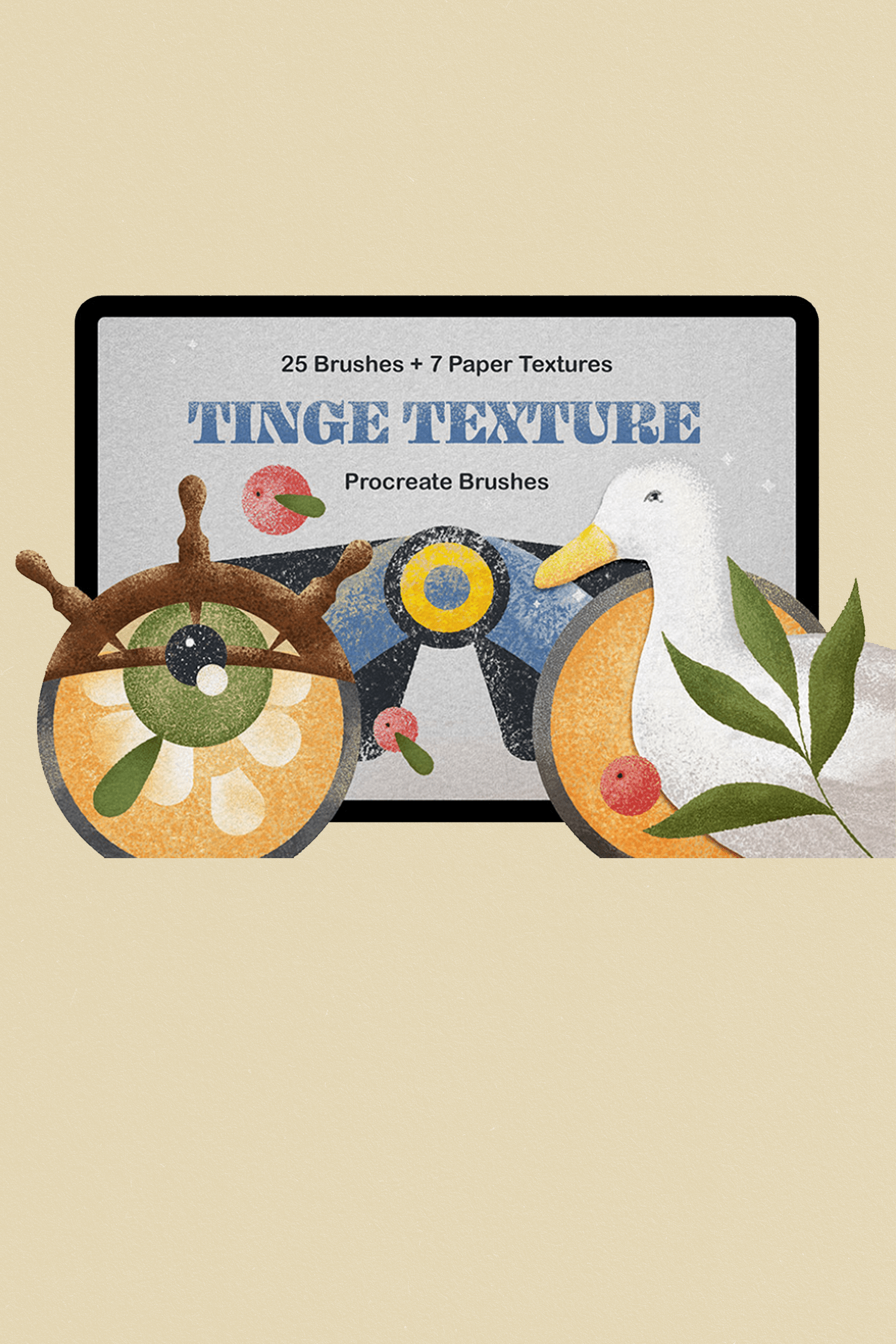 Tinge Texture Brushes by PixelBuddha