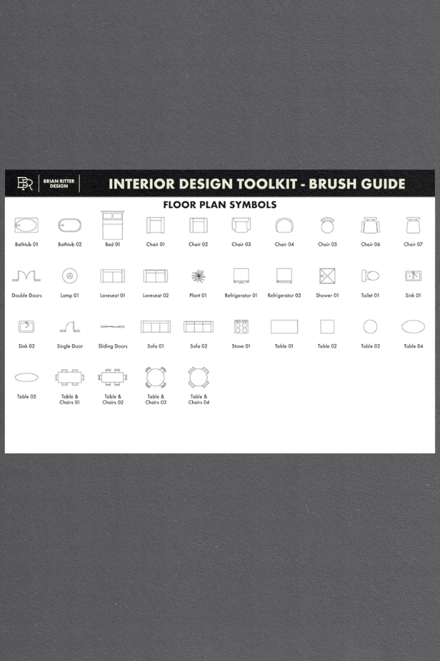 Interior Design ToolKit By Brian Ritter Design