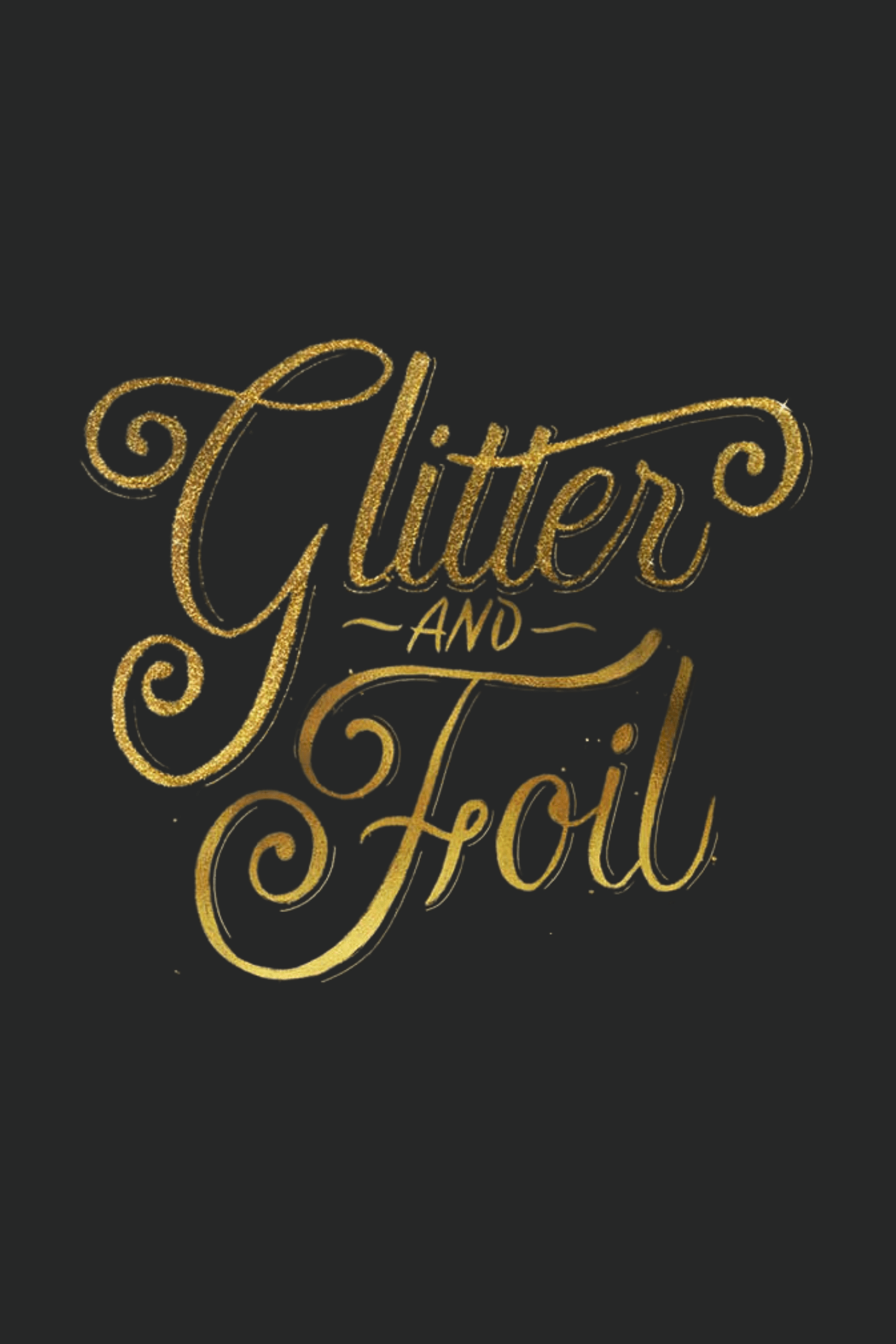Glitter and Foil Toolkit by Ipad Calligraphy