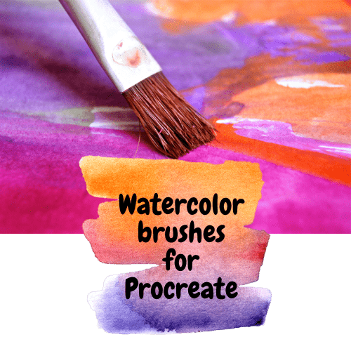 Watercolor brushes for Procreate