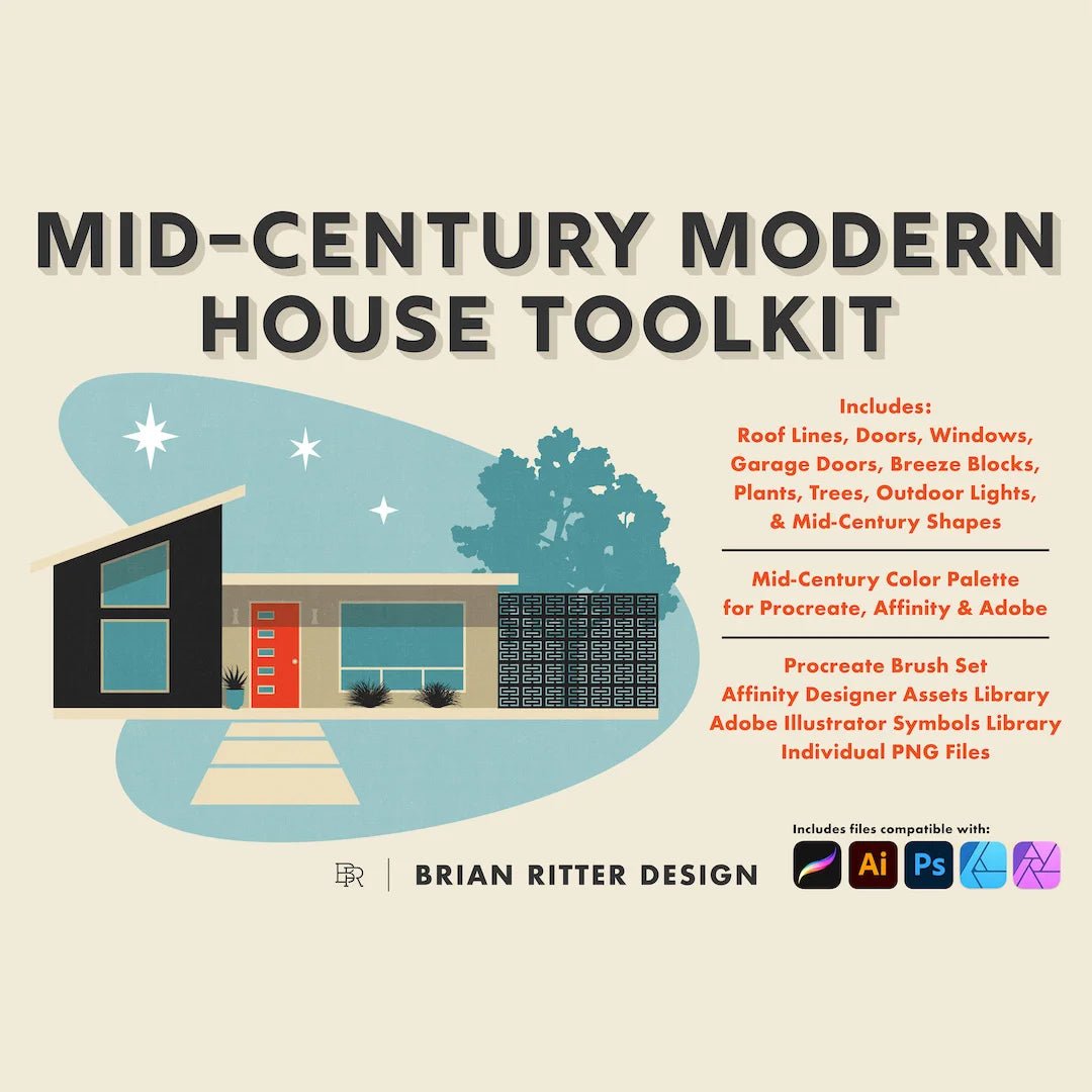 Mid-Century Modern House Toolkit by Brian Ritter Design