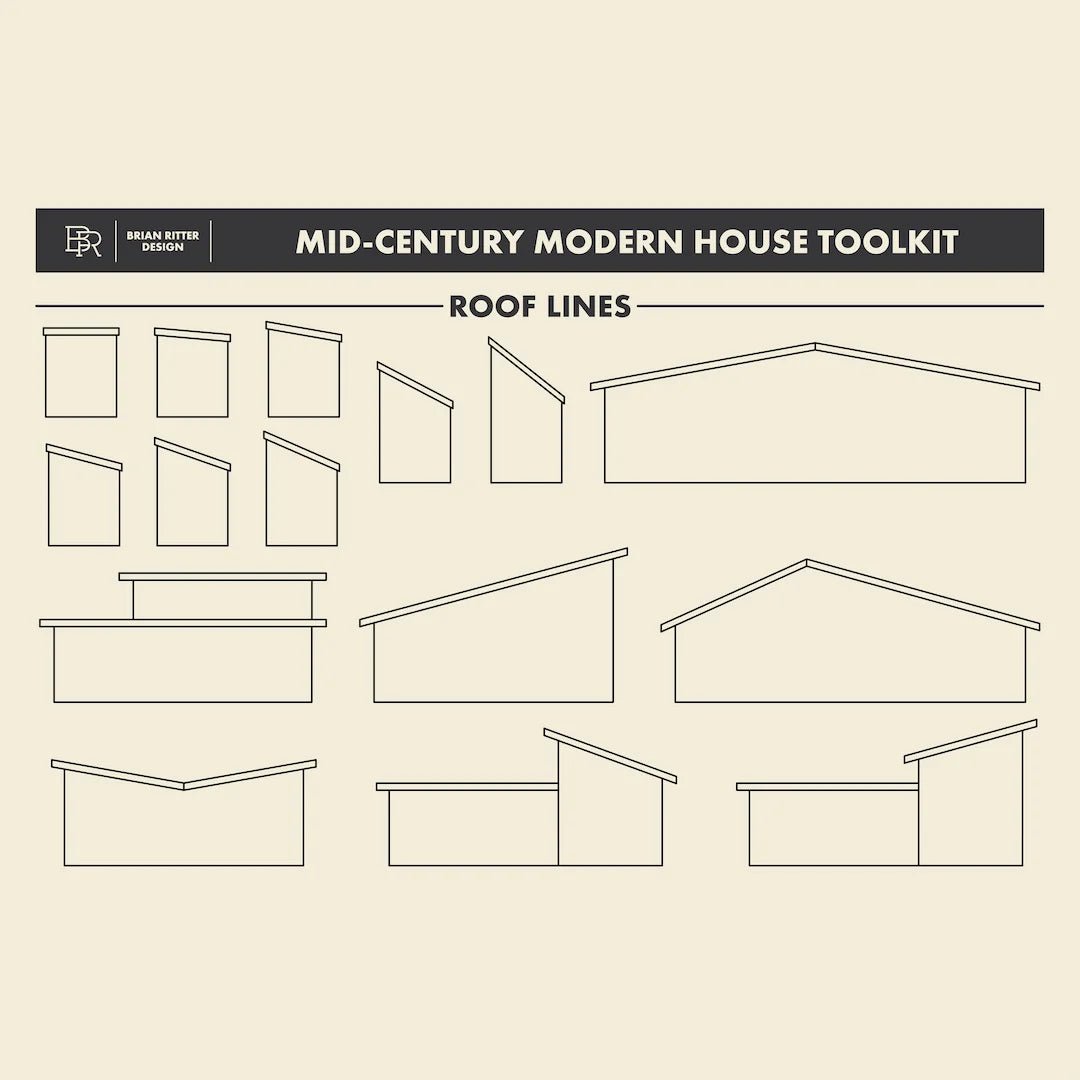 Toolkit voor moderne huizen uit het midden van de eeuw door Brian Ritter Design