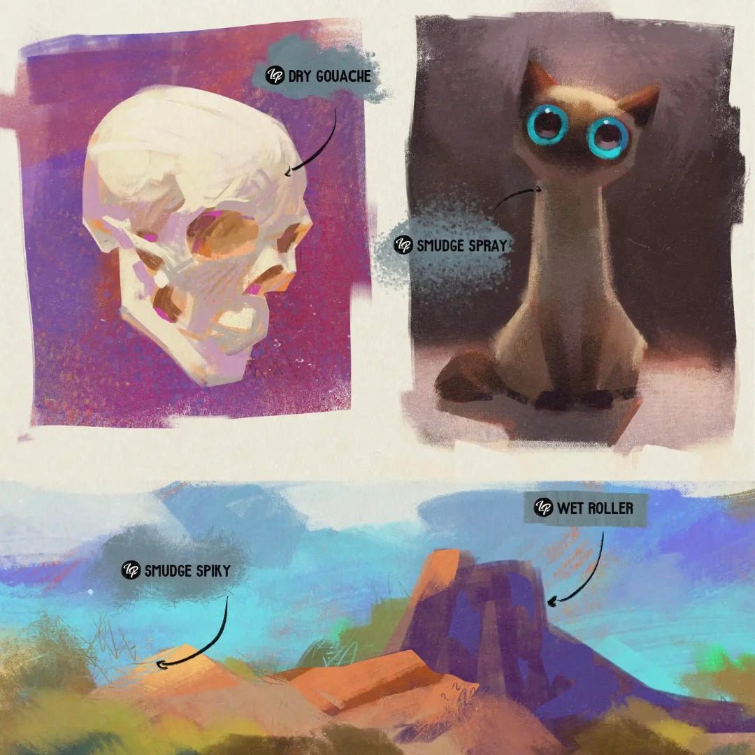 Painting Procreate Brushes by Lucas Peinador