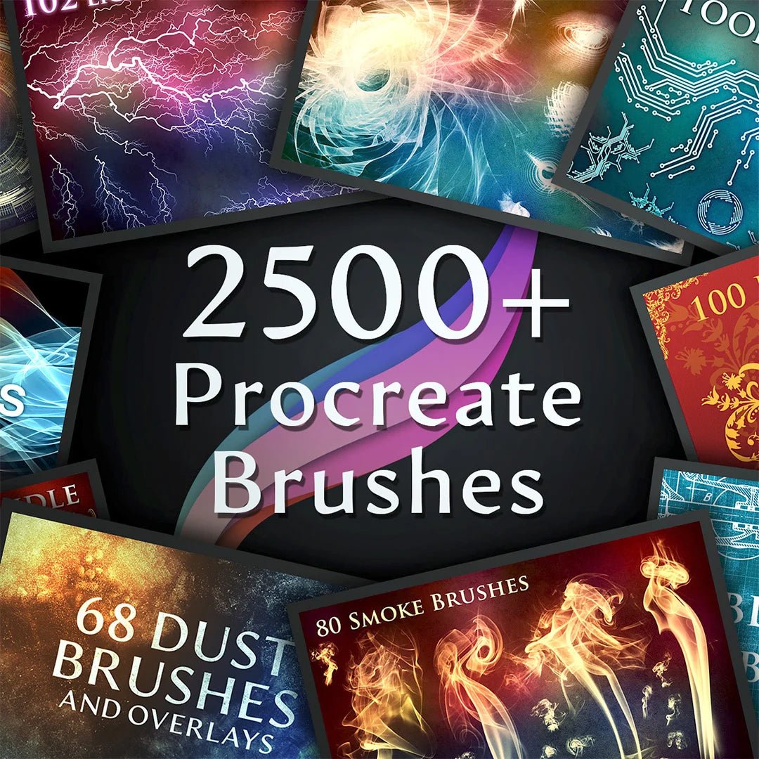 2500+ Procreate Brushes Ultimate Bundle by Reto Scheiwiller