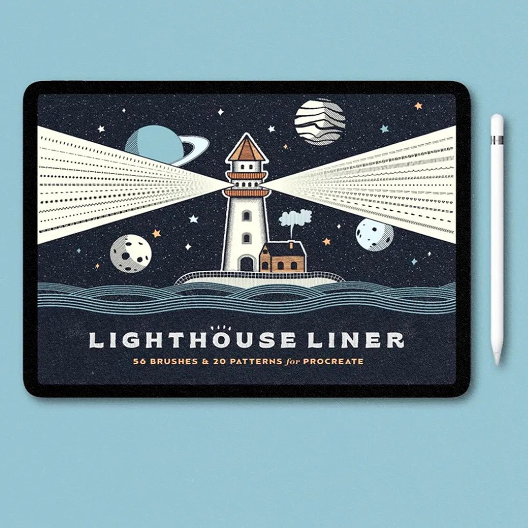 Lighthouse Liner Brushes by PixelBuddha