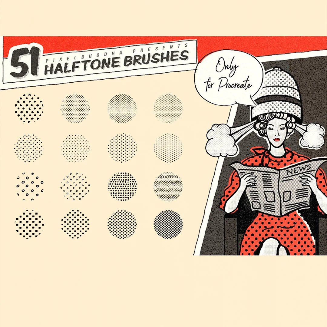 Vintage Comic Brushes by PixelBuddha