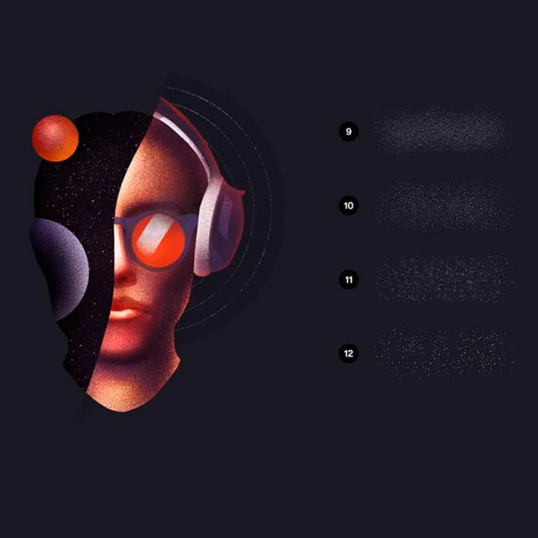 Misterio Shader Brushes by PixelBuddha