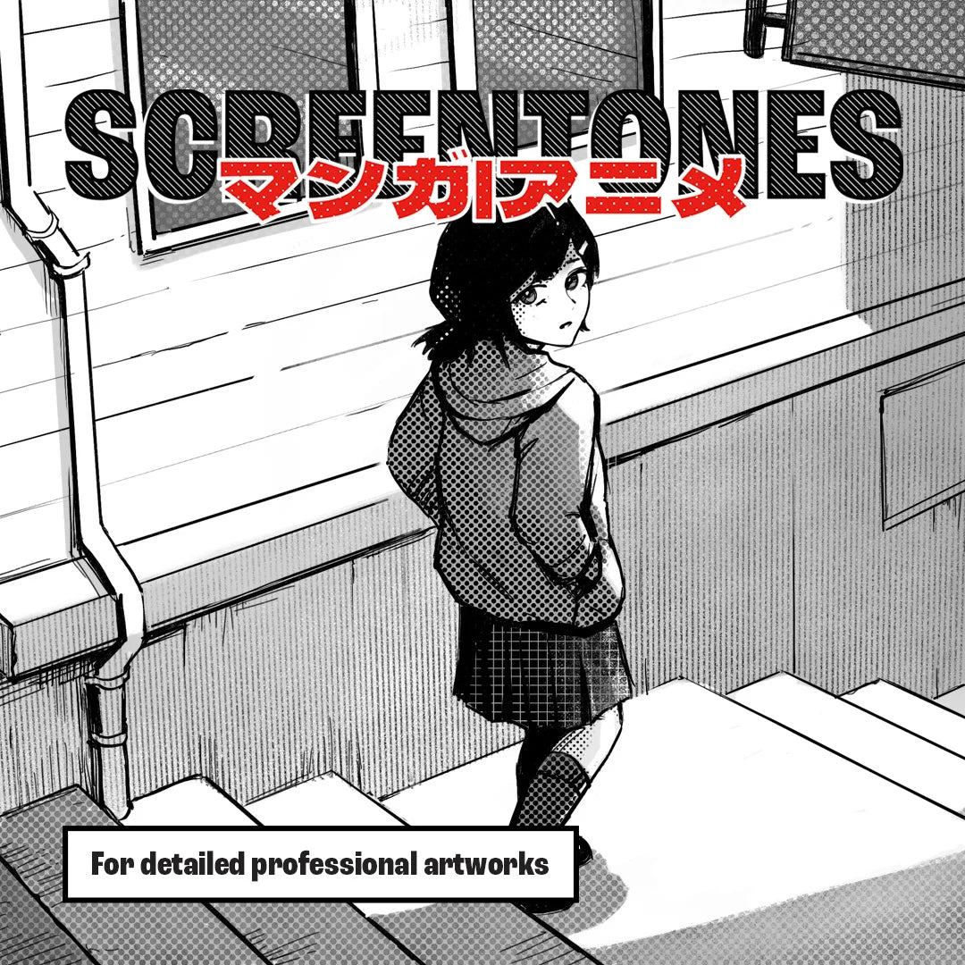 Manga-Screentone-Pinsel von BrushApes