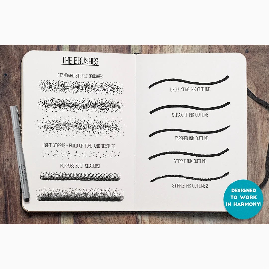 Fine Liner-Pinselset von Artifex Forge