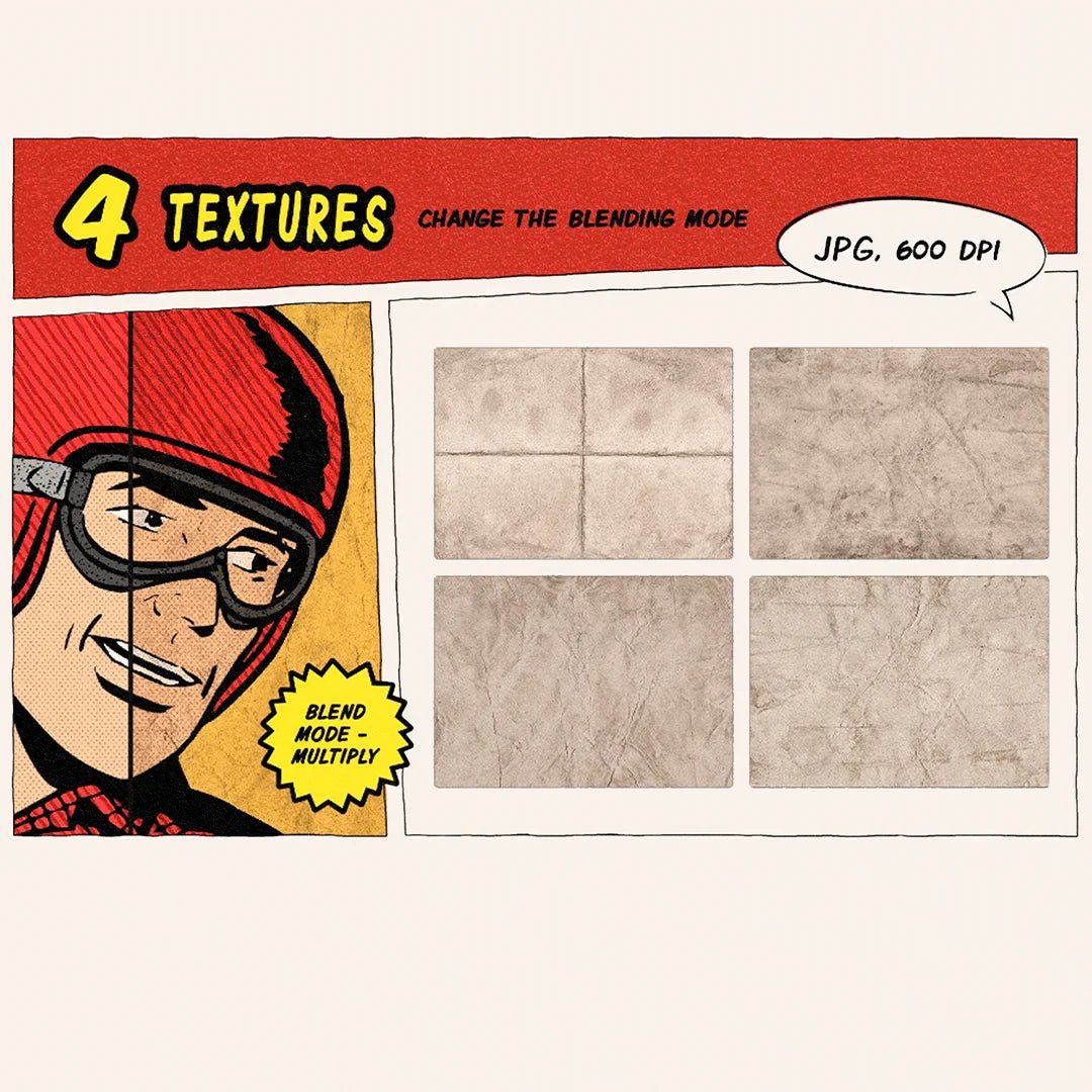 Vintage Comic Brushes by PixelBuddha