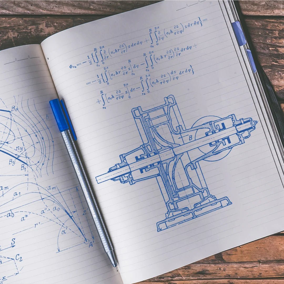 100 Mechanics Blueprint Brushes by Reto Scheiweller