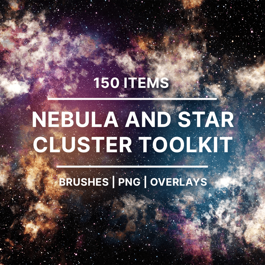 150 Nebula and Star Cluster Toolkit for Stellar Designs by Reto Scheiweller