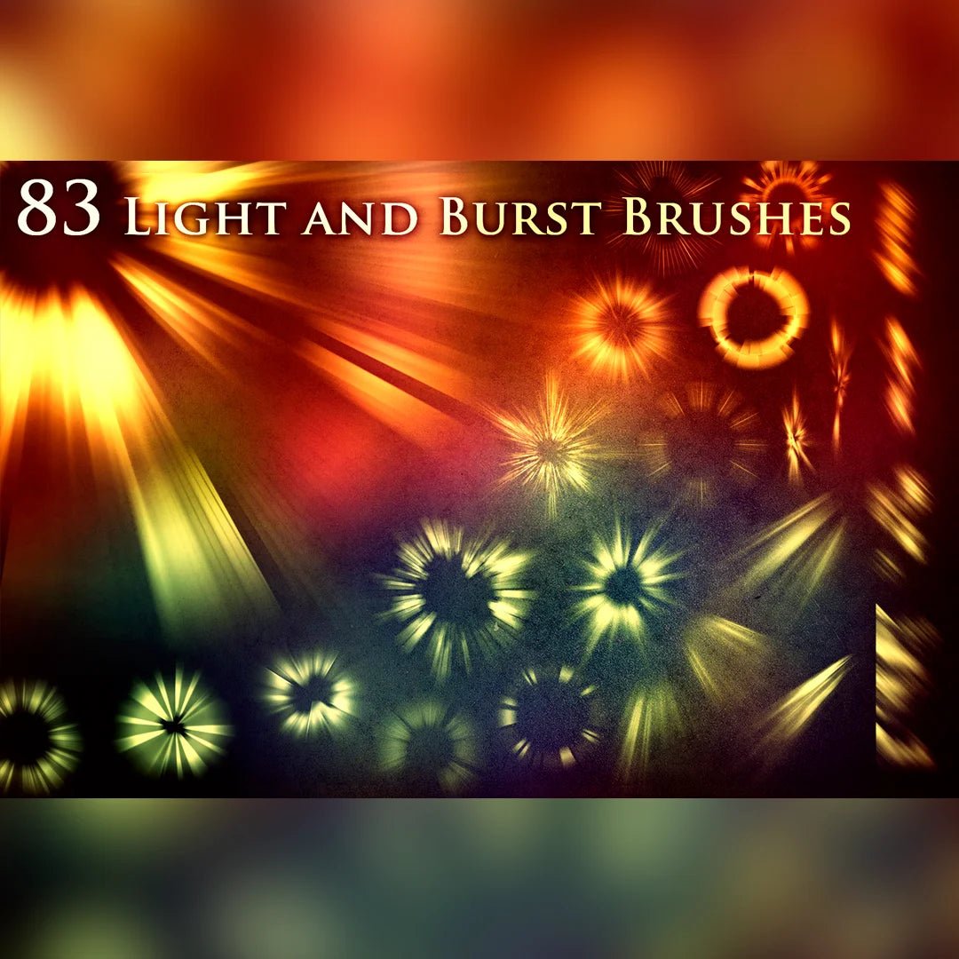 83 Light and Burst Brushes by Reto Scheiweller