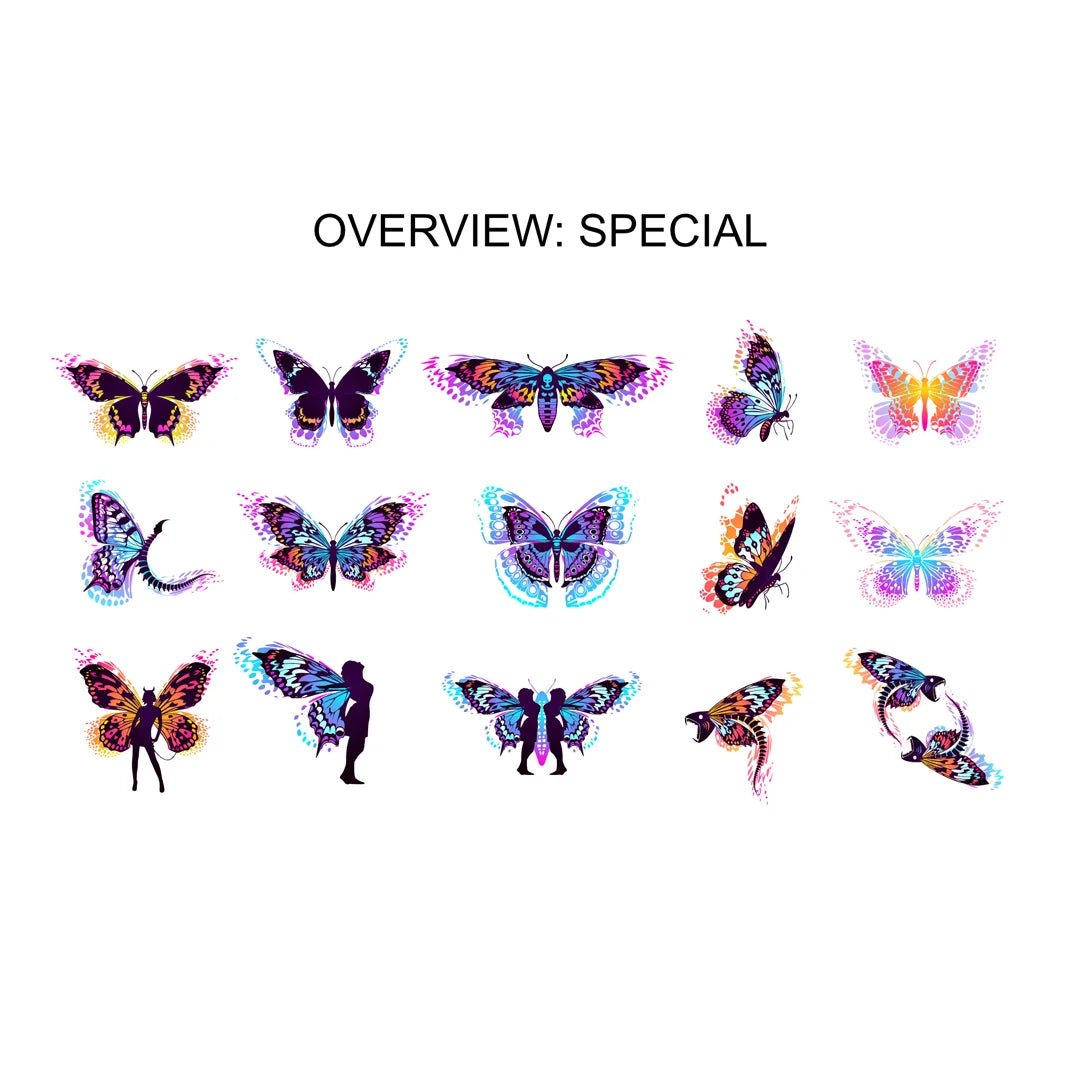 Wings and Butterflies Design Bundle by Reto Scheiweller