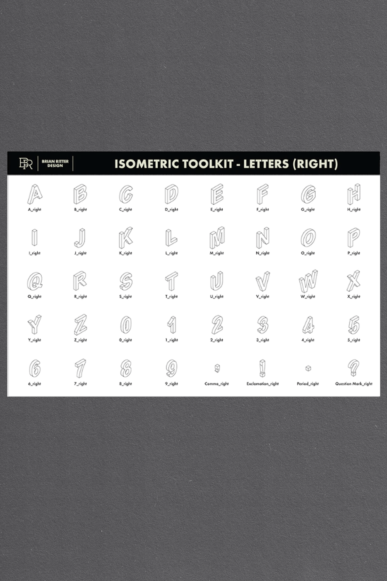 Isometrische Toolkit door Brian Ritter Design