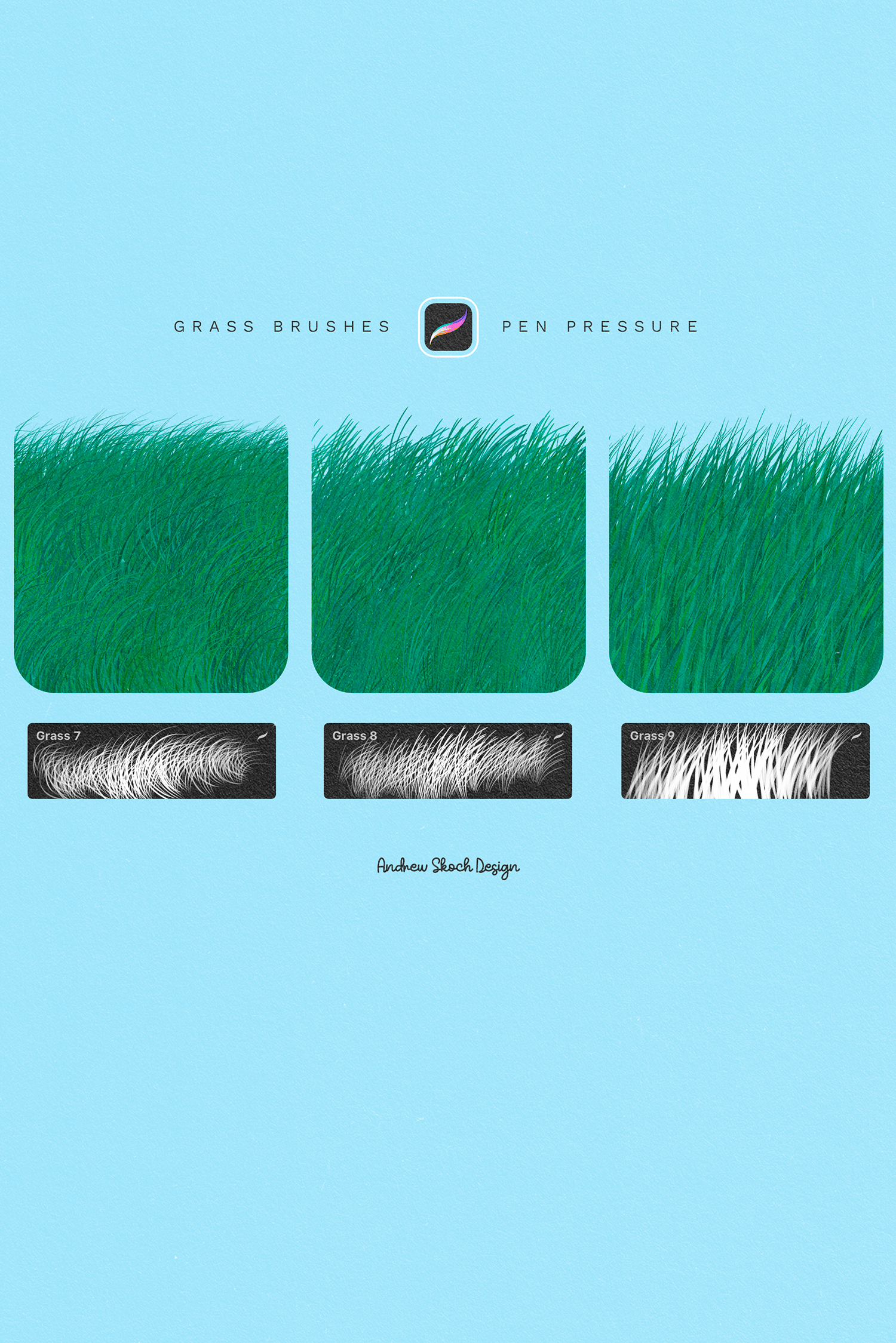 Grass Brushes By Andrew Skoch