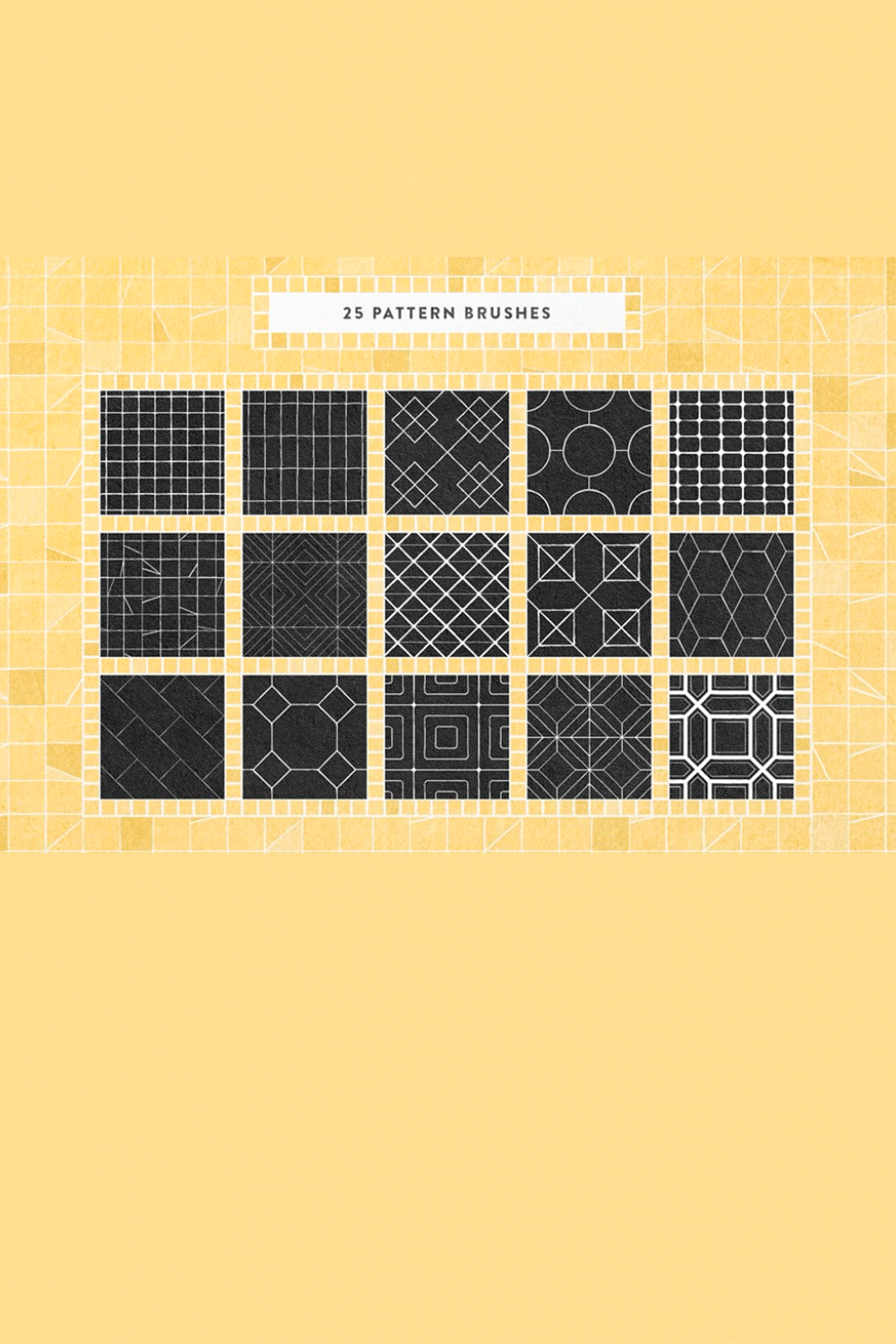 Mosaikfliesenpinsel von PixelBuddha
