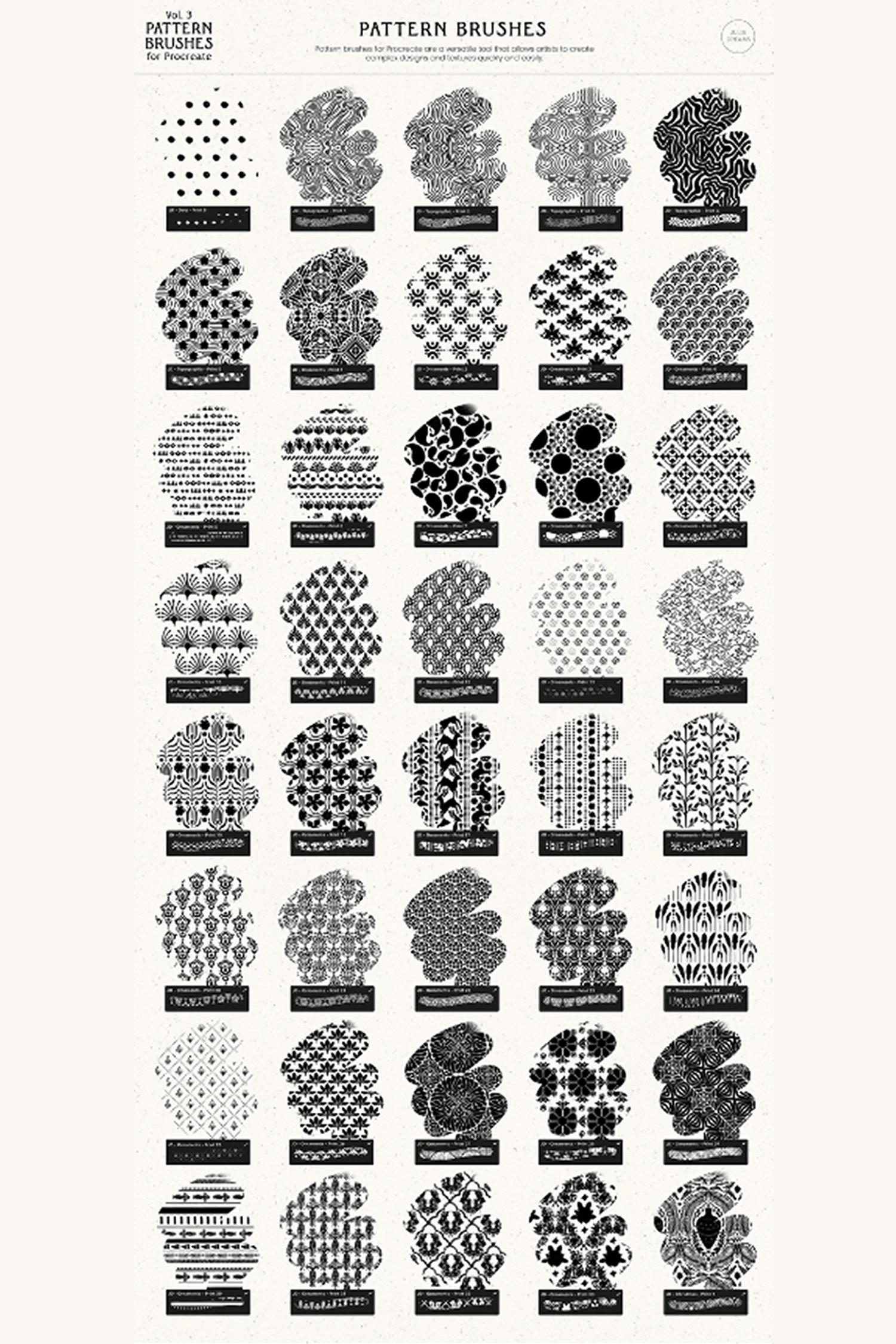 Pattern Brushes Vol 3 by Julia Dreams